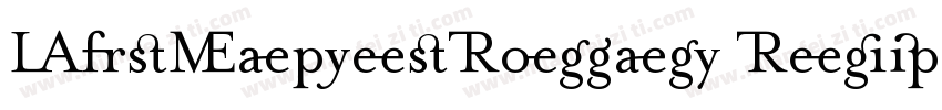 MrsEavesRoman Regula字体转换